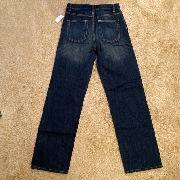NWT Boy GAP Kids 1969 Loose Fit Denim Jeans Size 18 Regular - Picture 1 of 9